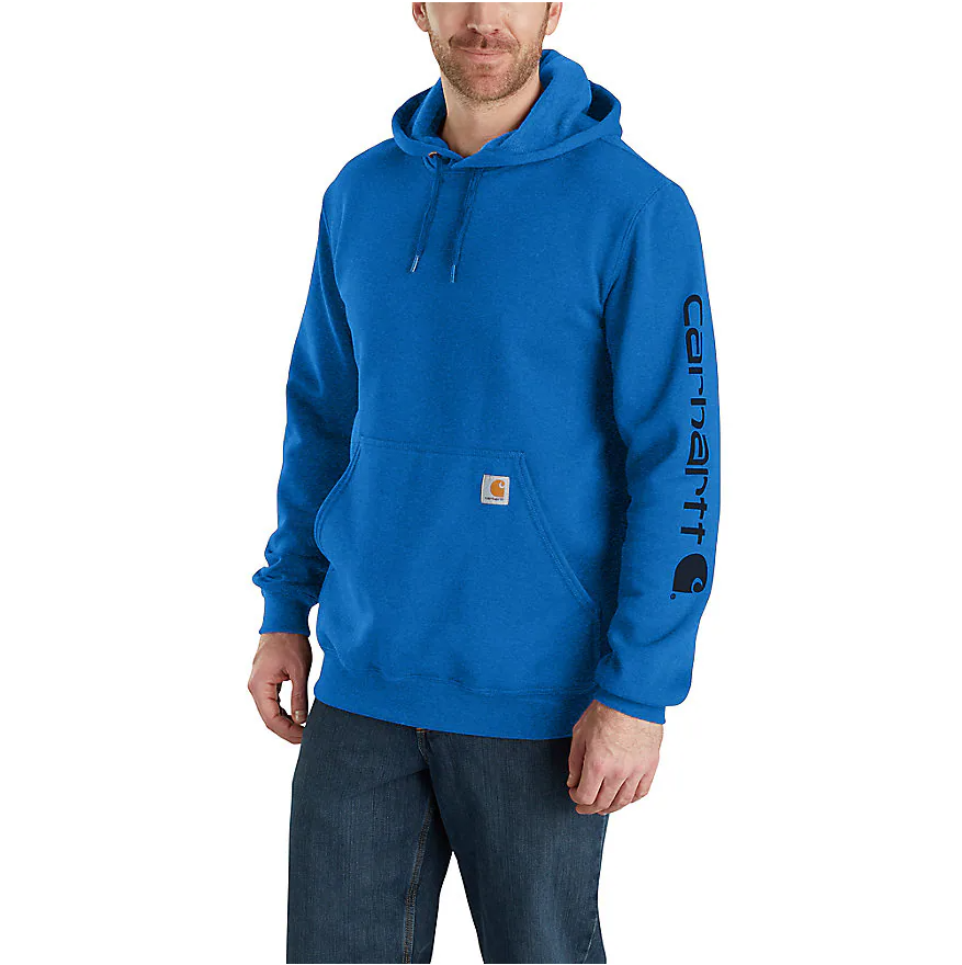 Carhartt signature sleeve hoodie sales