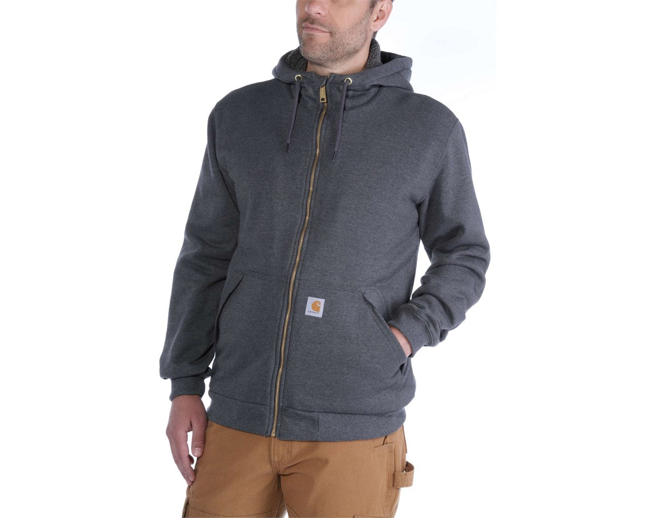 Carhartt Mens Rockland Sherpa Lined Hoodie