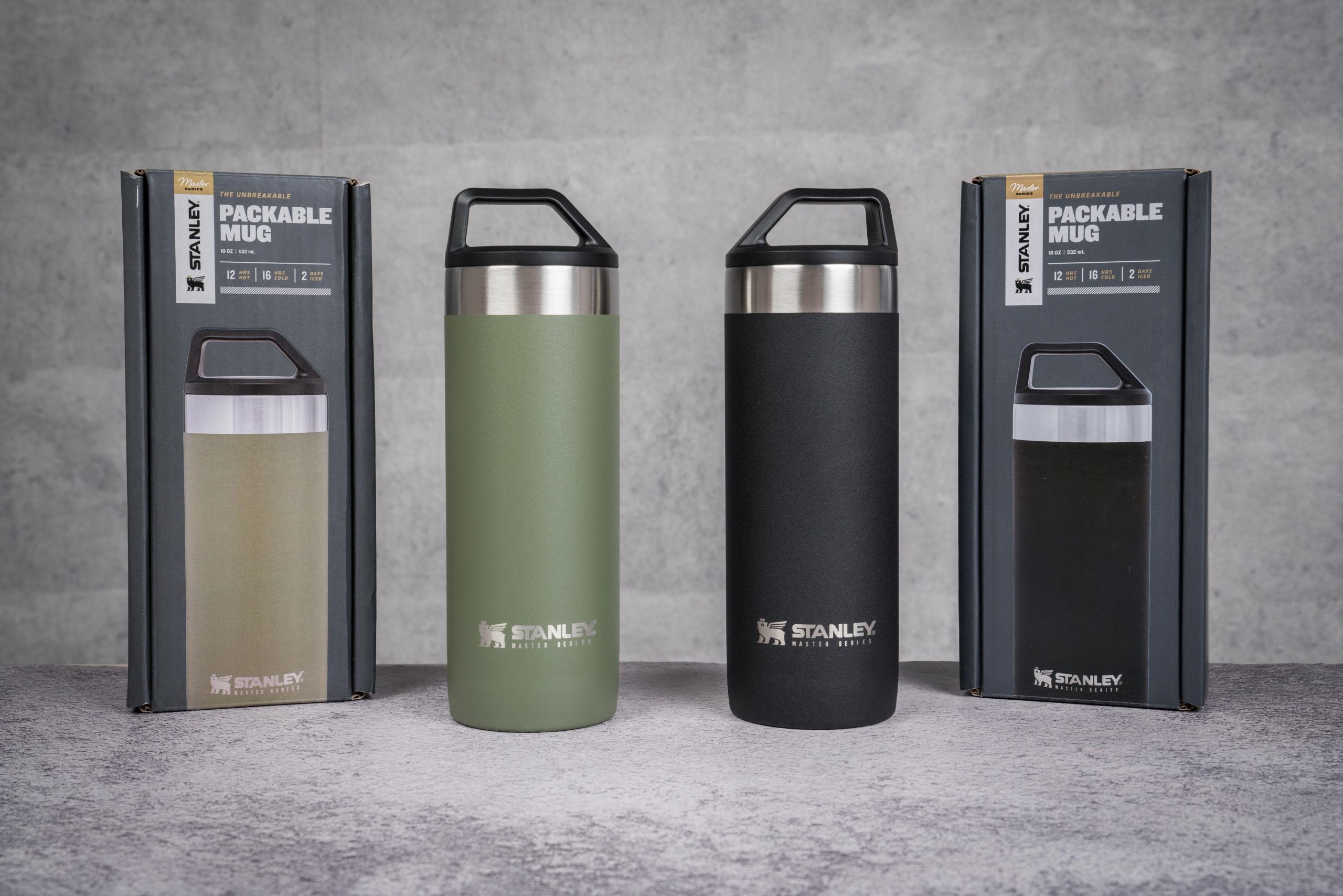 Stanley Master Unbreakable Packable Vacuum Mug 18 ounces - Olive Drab – New  Day Sports